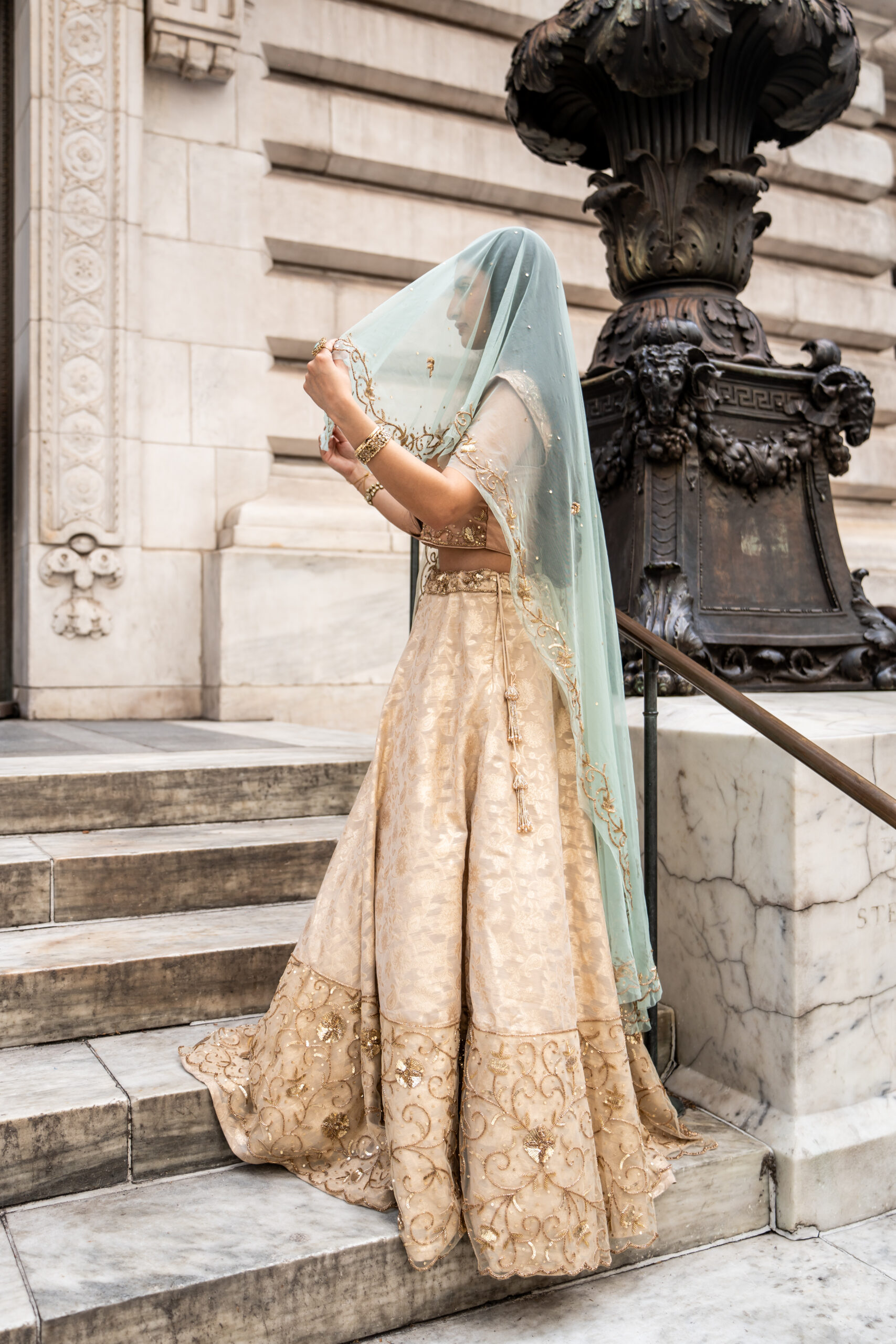 Custom indian bridal wear by Designer Sara By Rashi